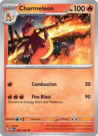 Charmeleon - 005/165 (005/165) [SV: Scarlet & Violet 151]
