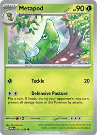 Metapod (011/165) [SV: Scarlet & Violet 151]