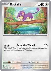 Rattata (019/165) [SV: Scarlet & Violet 151]