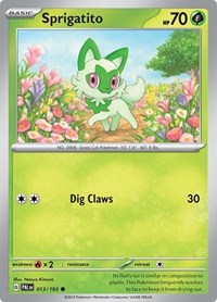 Sprigatito - 013/193 (Summer 2023 Collector Chest) (013/193) [Miscellaneous Cards & Products]