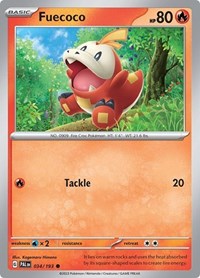 Fuecoco - 034/193 (Summer 2023 Collector Chest) (034/193) [Miscellaneous Cards & Products]