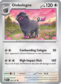 Oinkologne - 183/197 (183/197) [SV03: Obsidian Flames]