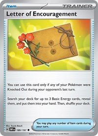 Letter of Encouragement (189/197) [SV03: Obsidian Flames]