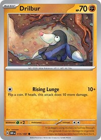 Drilbur (111/197) [SV03: Obsidian Flames]