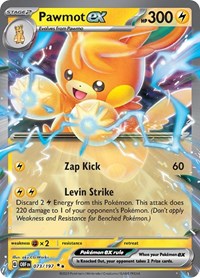 Pawmot ex (073/197) [SV03: Obsidian Flames]