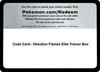 Code Card - Obsidian Flames Elite Trainer Box [SV03: Obsidian Flames]