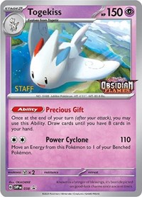 Togekiss - 038 (Prerelease) [Staff] (038) [SV: Scarlet & Violet Promo Cards]