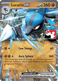Lucario ex (017) [Prize Pack Series Cards]