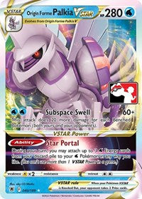 Origin Forme Palkia VSTAR (040/189) [Prize Pack Series Cards]