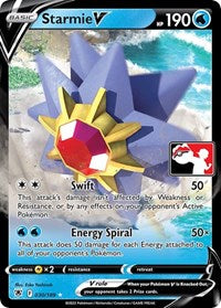 Starmie V (030/189) [Prize Pack Series Cards]