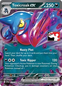 Toxicroak ex (131/198) [Prize Pack Series Cards]