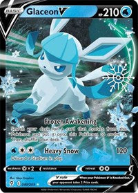 Glaceon V - 040/203 (Holiday Calendar) (040/203) [Miscellaneous Cards & Products]