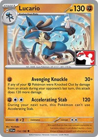 Lucario (114/198) [Prize Pack Series Cards]