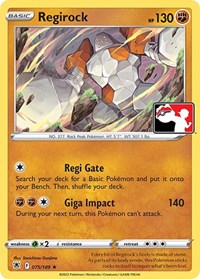 Regirock (075/189) [Prize Pack Series Cards]