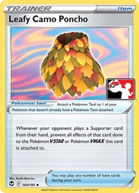 Leafy Camo Poncho (160/195) [Prize Pack Series Cards]