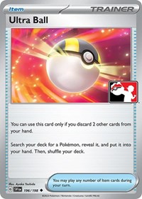 Ultra Ball - 196/198 (196/198) [Prize Pack Series Cards]