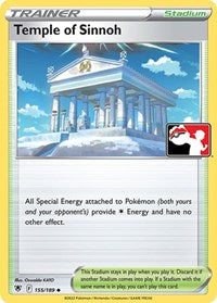 Temple of Sinnoh (155/189) [Prize Pack Series Cards]