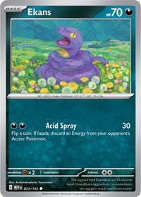 Ekans (023/165) [SV: Scarlet & Violet 151]