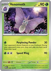 Venomoth (049/165) [SV: Scarlet & Violet 151]
