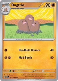 Dugtrio (051/165) [SV: Scarlet & Violet 151]