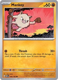 Mankey (056/165) [SV: Scarlet & Violet 151]