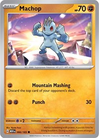 Machop (066/165) [SV: Scarlet & Violet 151]