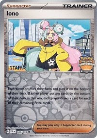 Iono - 185/193 (Regional Championships) [Staff] (185/193) [League & Championship Cards]