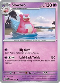 Slowbro (080/165) [SV: Scarlet & Violet 151]