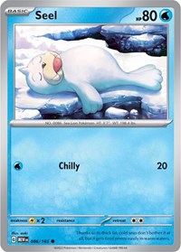 Seel (086/165) [SV: Scarlet & Violet 151]