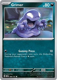 Grimer (088/165) [SV: Scarlet & Violet 151]