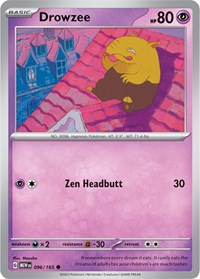 Drowzee (096/165) [SV: Scarlet & Violet 151]