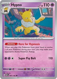 Hypno (097/165) [SV: Scarlet & Violet 151]