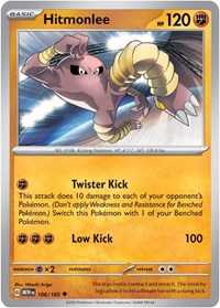 Hitmonlee (106/165) [SV: Scarlet & Violet 151]