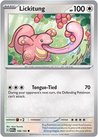 Lickitung (108/165) [SV: Scarlet & Violet 151]