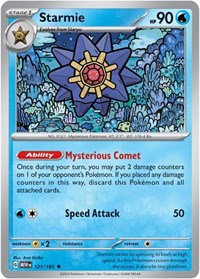 Starmie (121/165) [SV: Scarlet & Violet 151]