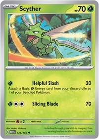 Scyther (123/165) [SV: Scarlet & Violet 151]