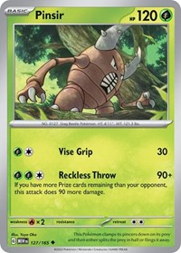 Pinsir (127/165) [SV: Scarlet & Violet 151]