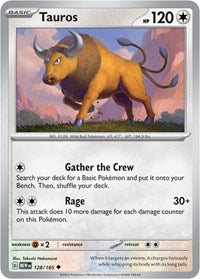 Tauros (128/165) [SV: Scarlet & Violet 151]