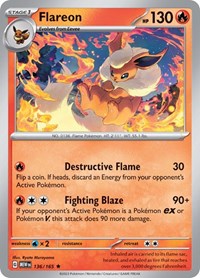 Flareon (136/165) [SV: Scarlet & Violet 151]
