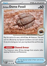 Antique Dome Fossil (152/165) [SV: Scarlet & Violet 151]