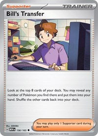 Bill's Transfer - 156/165 (156/165) [SV: Scarlet & Violet 151]
