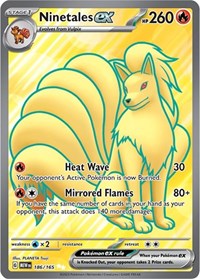 Ninetales ex - 186/165 (186/165) [SV: Scarlet & Violet 151]