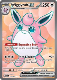 Wigglytuff ex - 187/165 (187/165) [SV: Scarlet & Violet 151]