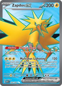 Zapdos ex - 192/165 (192/165) [SV: Scarlet & Violet 151]