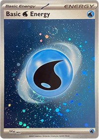 Basic Water Energy (Cosmos Holo) (003) [SVE: Scarlet & Violet Energies]