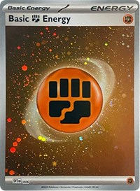 Basic Fighting Energy (Cosmos Holo) (006) [SVE: Scarlet & Violet Energies]