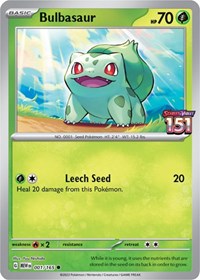 Bulbasaur - 001/165 (Best Buy Exclusive) (001/165) [Miscellaneous Cards & Products]
