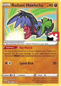 Radiant Hawlucha (081/189) [Prize Pack Series Cards]