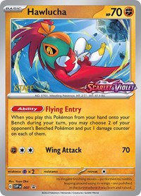 Hawlucha - 007 (Prerelease) [Staff] (007) [SV: Scarlet & Violet Promo Cards]