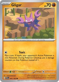 Gligar (091/182) [SV04: Paradox Rift]
